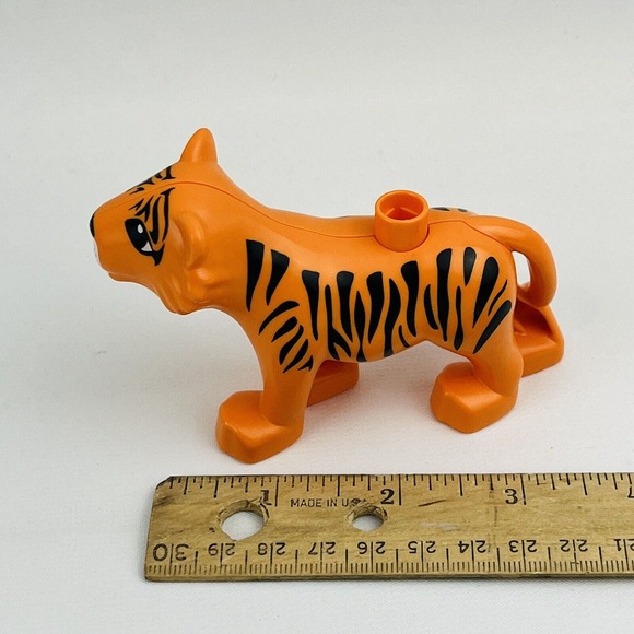 LEGO Duplo 10906 Tropical Island Adult Tiger Replacement Figure Only - Picture 5 of 6